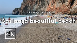 Alanya Walking in َAlanya  Gazıpaşa Beach a Natural Masterpiece Serenity and Beauty at a Glance [upl. by Etirugram]