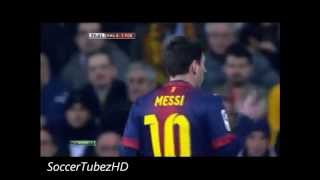 Xabi Alonso amp Arbeloa Slaps Lionel Messi Real Madrid vs Barcelona 30012013 [upl. by Niad]