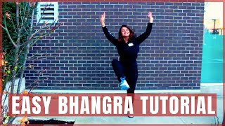 Easy Bhangra Dance Tutorial  Candlelight  Top 3 Beginner Bhangra Steps  BHANGRAlicious [upl. by Attiuqaj]