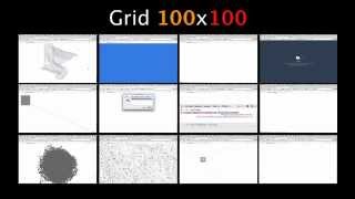 Rendering grid graph with 12 libraries [upl. by Darmit]