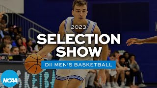 2023 NCAA DII mens basketball championship selection show [upl. by Ilat]