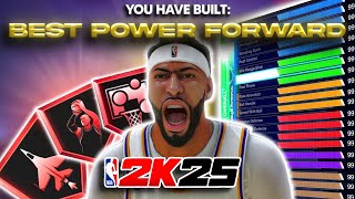 THE BEST PF BUILD ON NBA 2K25 THIS BUILD IS INSANE  BEST POPPER BUILD ON NBA 2K25 [upl. by Yauqaj]