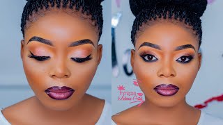 Jinsi ya kupaka MAKEUP FULL ukiwa Nyumbani kwako  FULL MAKEUP STEP BY STEP [upl. by Artenehs]