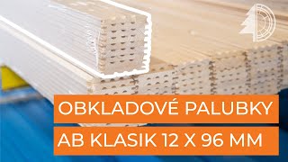 Obkladové Palubky Smrk AB Klasik 12x96mm [upl. by Eulaliah203]