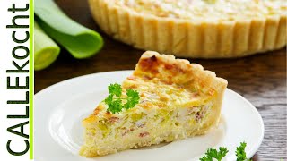 Quiche Lorraine Lecker Gemüseauflauf So gelingt sie perfekt Rezept [upl. by Nyltak]