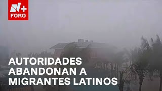 Huracán Milton Migrantes latinos fueron abandonados por las autoridades en Florida  En Una Hora [upl. by Mharg]