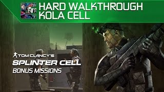 Splinter Cell Stealth Walkthrough  HARD  Bonus Missions  1  Kola Cell  CenterStrain01 [upl. by Pitt]