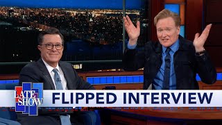 Conan OBrien Flipped Interview [upl. by Hodgkinson]