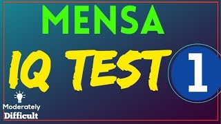 Mensa IQ Challenge  IQ Test  10 Questions [upl. by Jeno297]