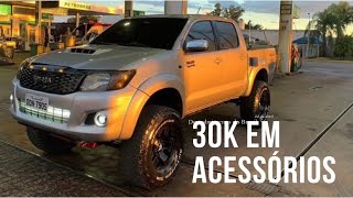 HILUX SR 2015  PNEU BF 315 LIFT NA SUSPENSÃO E CABINE CHIP V5 DIGIPOWER [upl. by Radley24]