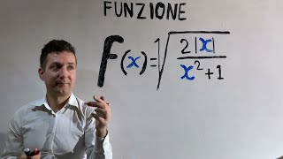 Studio di funzione con radice quadrata Compito desame Analisi matematica 1 [upl. by Davin]