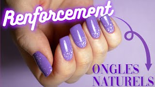 Comment Faire un RENFORCEMENT sur Ongles Naturels  Application Parfaite du Vernis Semi Permanent 💅🏻 [upl. by Clara5]