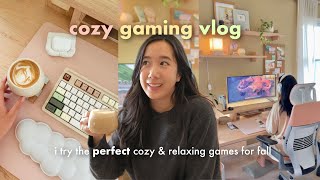 Cozy Game With Me 🍂 Playing the Perfect Cozy and Relaxing Games for Fall Tiny Glade 🌳🐑 amp ChefRPG 🍳 [upl. by Ahsyat]