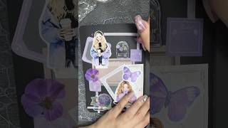 💜 journaling scrapbooking foryou foryourpage fypシ゚viral fyp asmr asmrvideo [upl. by Weisler]