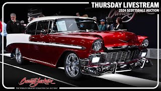 2024 SCOTTSDALE THURSDAY LIVESTREAM  Thursday January 25  BARRETTJACKSON 2024 AUCTION [upl. by Leffen]