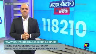 Campanha do Agasalho arrecada 118210 peças na grande Florianópolis [upl. by Elleimac]