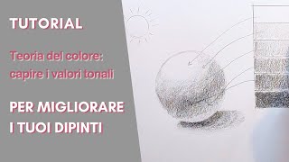 TEORIA DEL COLORE capire i valori tonali per migliorare i tuoi dipinti [upl. by Mei]