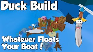 THE BIGGEST RAFT EVER  Duck Build  Duck Build Itchio [upl. by Eceinwahs235]