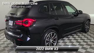 Certified 2022 BMW X3 M40i Bala Cynwyd PA X24293A [upl. by Ttezzil]