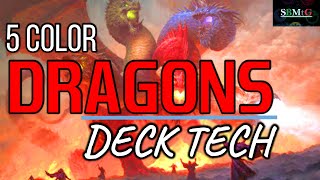 Mtg Deck Tech 5 Color Dragons in Forgotten Realms Standard [upl. by Ailisab]