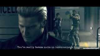 Resident Evil 5 Albert Wesker Cutscene Rematch【HD】 [upl. by Libbi]