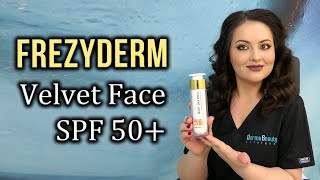 Protector facial Frezyderm Sun Screen Velvet Face SPF50 DosFarma hd [upl. by Muhan754]