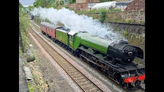 Flying Scotsman  No 60103  17 seconds of history flashing by [upl. by Lefty679]