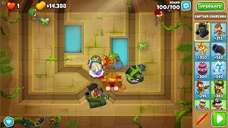 Chutes CHIMPS  홈통 침스  BTD6 6 [upl. by Einnig]