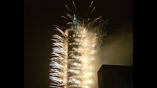 Taipei 101 New years eve fireworks 2018 [upl. by Alyakcm]