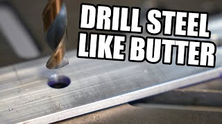 How to Drill Holes in Metal Master the Drill Press [upl. by Aronal]