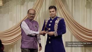 TOTAL HOLIDAY OPTIONS  Best Travel Agency of the Year 2016 – Presented by Sunil Nirbhave [upl. by Mhoj619]