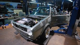 1986 Volkswagen Golf Mk1 VR6 Convertible Rabbit Build Project [upl. by Hernando653]