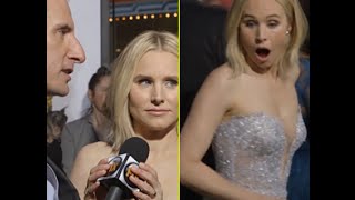 KRISTEN BELL SLAPS THE REPORTER FROM THE FIX  KEVIN DONNELLY [upl. by Nigam]