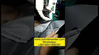 Motorcycle seat cover stitch seams sealing for making it waterproof [upl. by Nimajaneb]