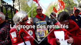 Contre la hausse de la CSG la grogne des retraités [upl. by Okomom470]