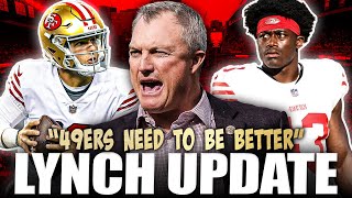 🚨UPDATE Lynch Says 49ers Loss is quotUNACCEPTABLEquot  HUGE Mustapha Game Belief In Purdy [upl. by Atekihs439]