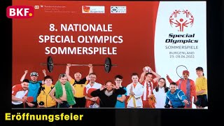 24 6 2022  Eröffnung der Special Olympics Sommerspiele 2022 in Oberwart  BKF TV [upl. by Amery668]