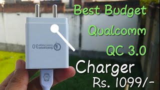 Best amp Cheap Qualcomm Quick Charge 30 Supported Charger Unboxing amp Full Review  Hindi [upl. by Ayotel179]