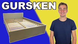 Easy To Follow GURSKEN Bed Frame IKEA Tutorial [upl. by Hadnama]