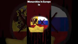 Monarchies in Europe 1914  1930  1950  2024 countryballs [upl. by Corso]