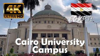 Cairo University  4K Campus Tour  جامعة القاهرة [upl. by Tippets280]