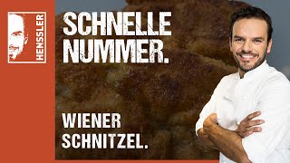 Schnelles Wiener SchnitzelRezept von Steffen Henssler [upl. by Hterrag]