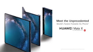 Huawei Mate X  El verdadero teléfono plegable [upl. by Adnolor]