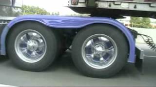 Semi truck on spinner rims [upl. by Bernette]