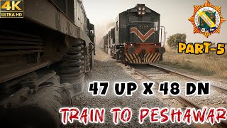 Rawalpindi To Peshawar A Scenic Journey Of 47 UP Rehman Baba Express Part5  travel pakistan [upl. by Yotal]