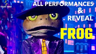 THE MASKED SINGER  FROG  All Performances and Reveal  Season 3 [upl. by Eeramit]