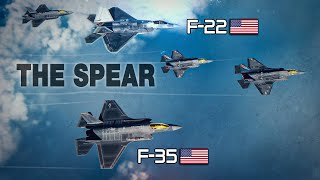 F35 Lightning  F22 Raptor  Stealth Attack  Digital Combat Simulator  DCS [upl. by Nagad]