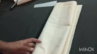 How to cutting a lining suit nd stitching with piping [upl. by Garnette]