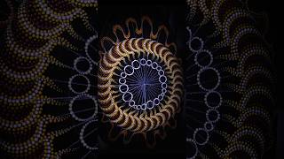 dotting Dotting mandala art shortvideo [upl. by Cuthburt]