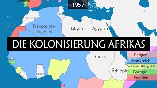 Die Kolonisierung Afrikas  Zusammenfassung auf einer Karte [upl. by Ellary]